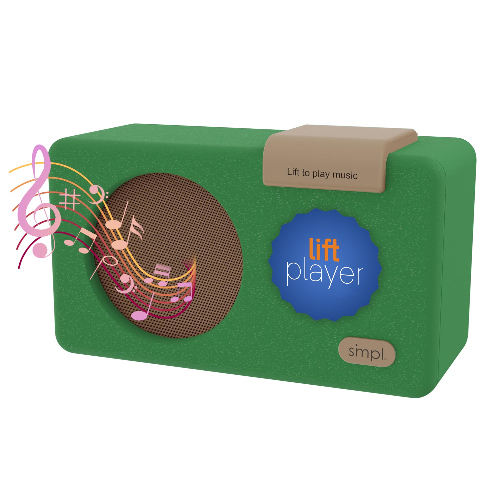 **Vintage Wooden MP3 Player for Seniors - Easy-to-Use Music & Audiobook Player with 4GB USB, 40 Classic Songs, Retro Design & Durable Enclosure - Perfect for Elderly, Nursing Homes & Relaxation (Green)**