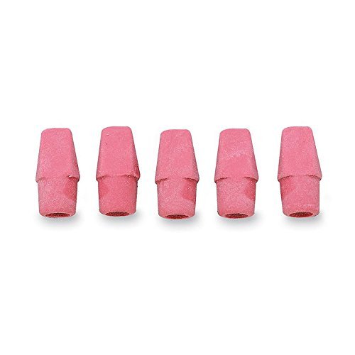 Integra Pink Pencil Cap Erasers - 144pcs Box for Office & School Use