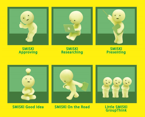 Smiski @ Work Series Blind Box - Cute Japanese Collectible Figures for Office & Home Decor - Perfect for Desk Display, Gifts, and Anime Fans
