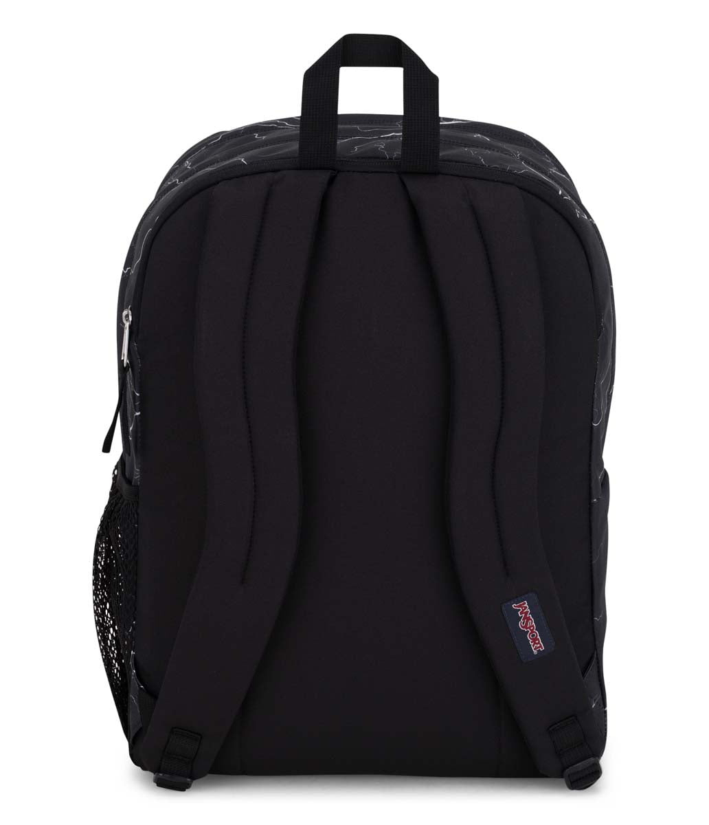 JanSport Big Student Backpack with Electric Bolts Design - Durable School Backpack for College & High School Students - Perfect for Books, Laptop & Everyday Use