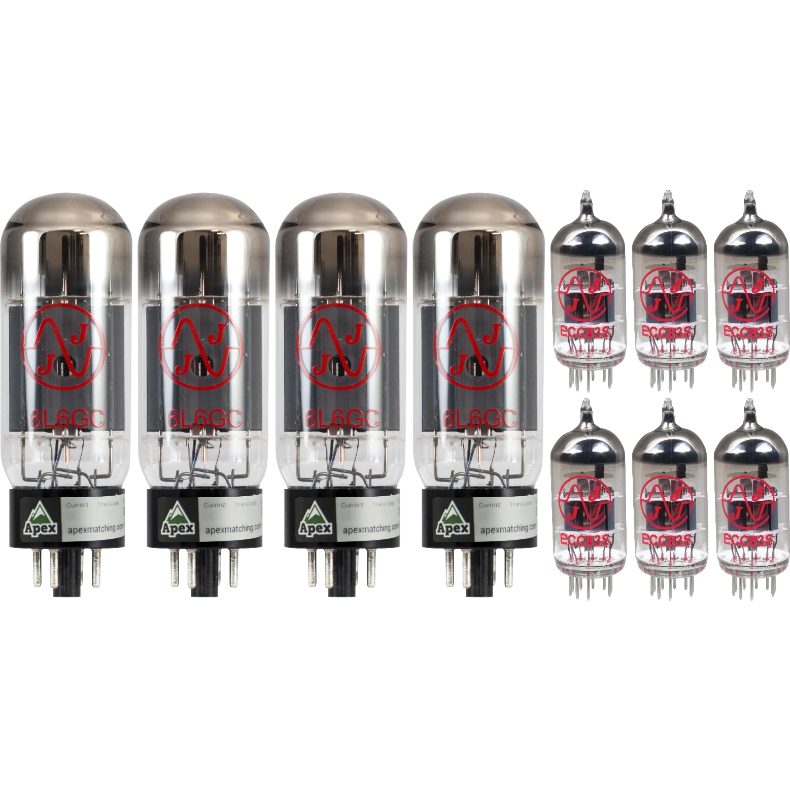 JJ Electronics Tube Set Replacement for Peavey 6505+ PLUS Guitar Amp - High-Quality Vacuum Tubes for Enhanced Sound & Performance | Perfect for Live Gigs, Studio Recording & Home Practice