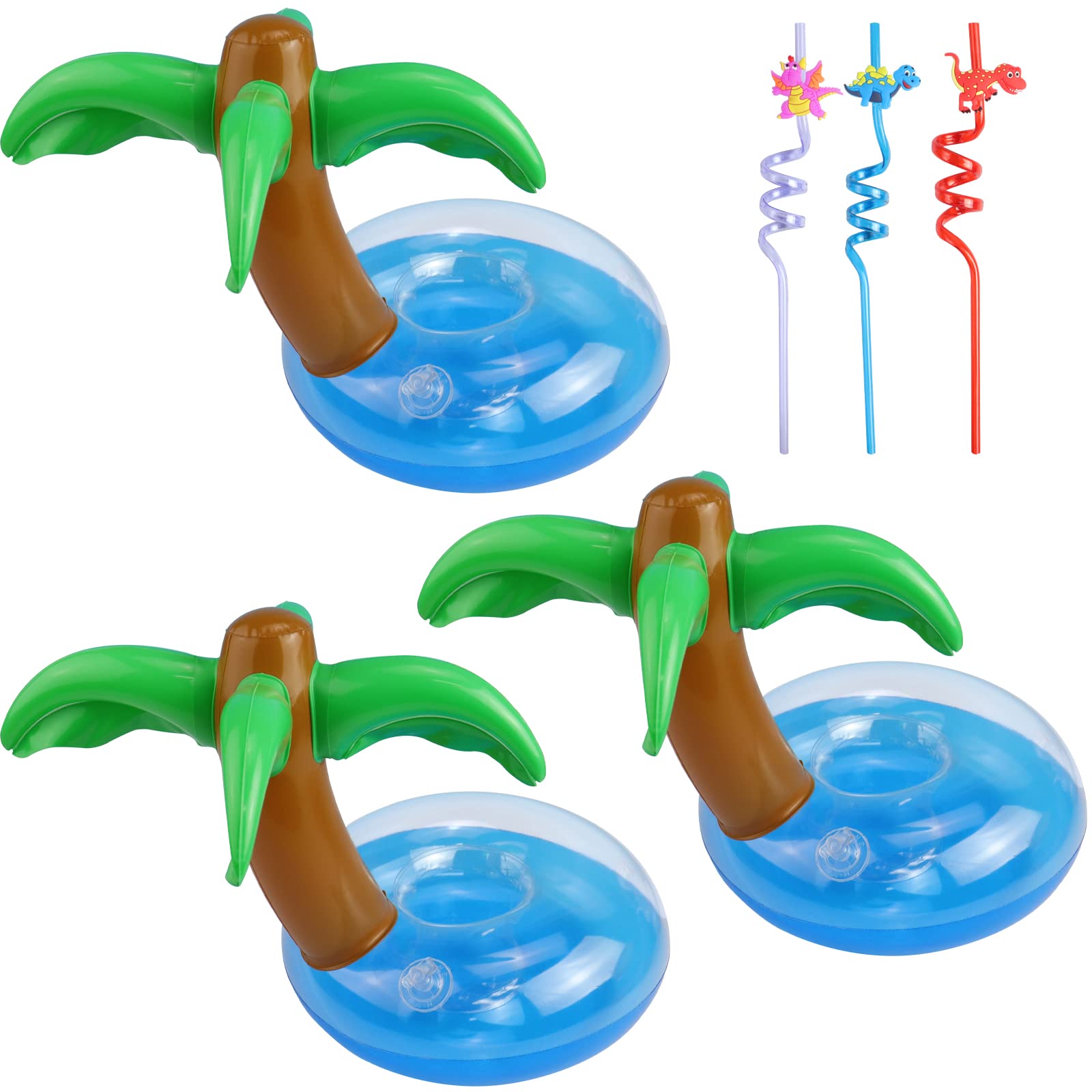 **Inflatable Drink Float Holder for Pool Parties - Floating Wine & Beer Cup for Adults - Fun Beverage Floats for Swimming, Barbie Doll Accessories - Perfect for Summer BBQs, Beach Trips & Poolside Relaxation**