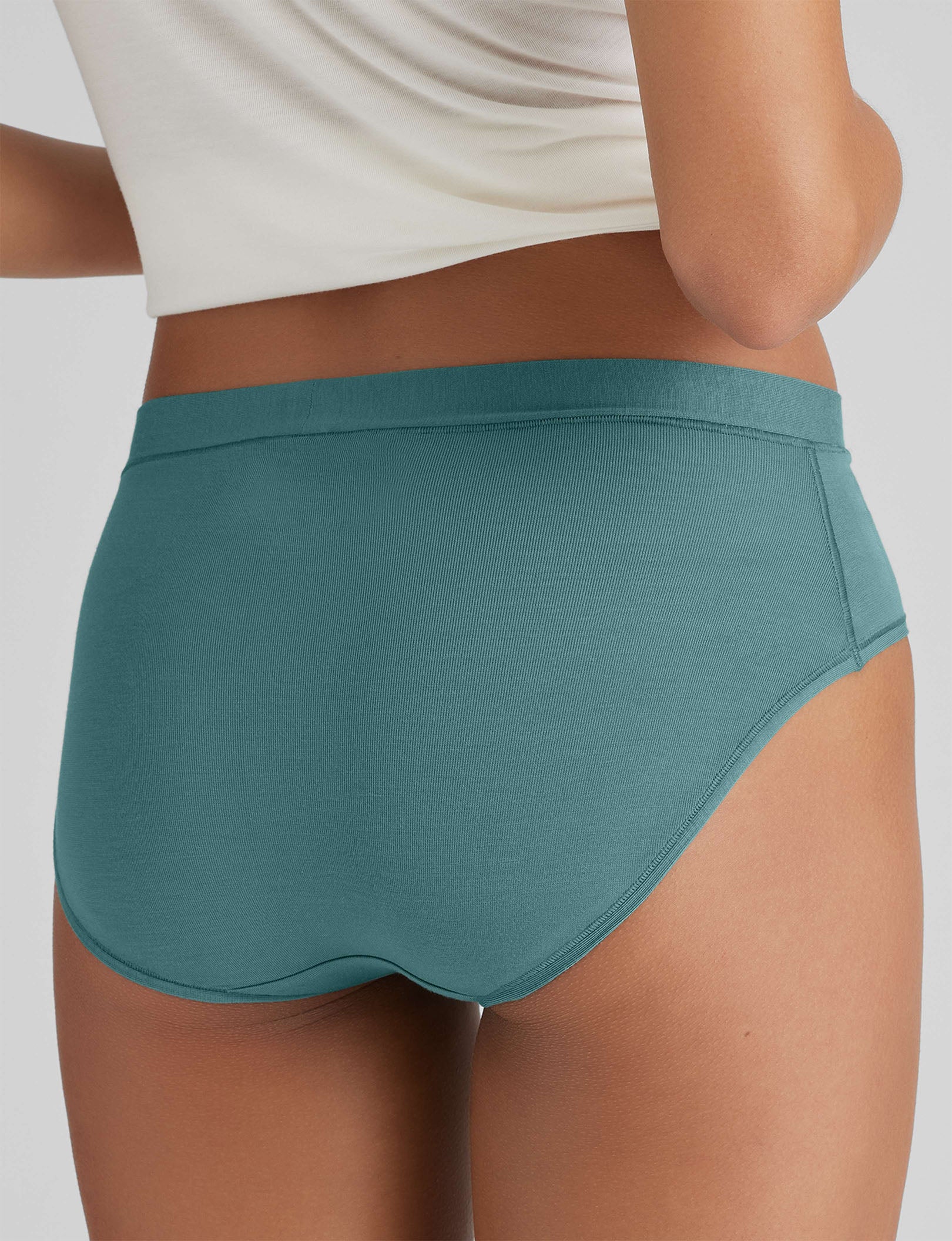 Women's High Rise Brief Underwear - 3 Pack Soft Second Skin Comfort for Everyday Wear & Lounge