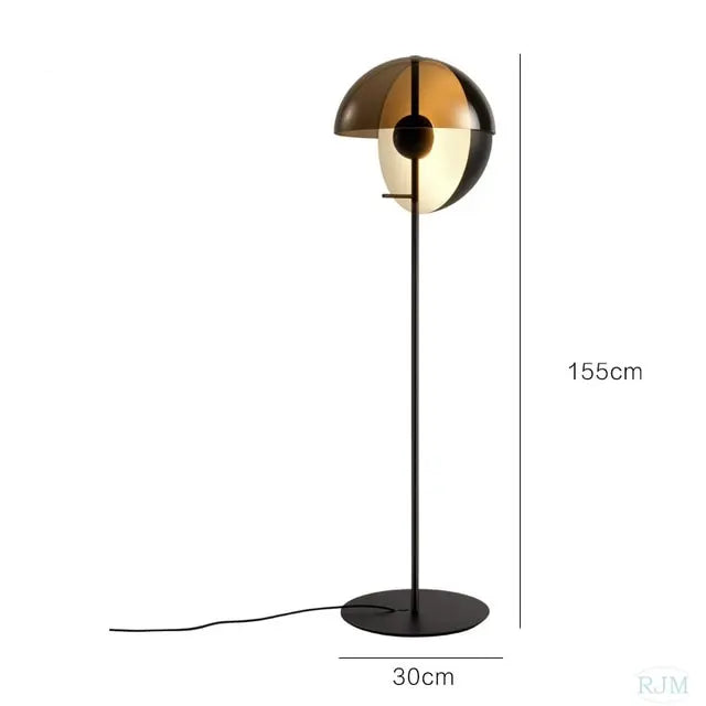 Modern Teardrop Floor Lamp - Adjustable LED Standing Light for Living Room, Bedroom & Office - Warm White & Cool White Lighting Modes - Perfect for Reading, Relaxing & Decorating