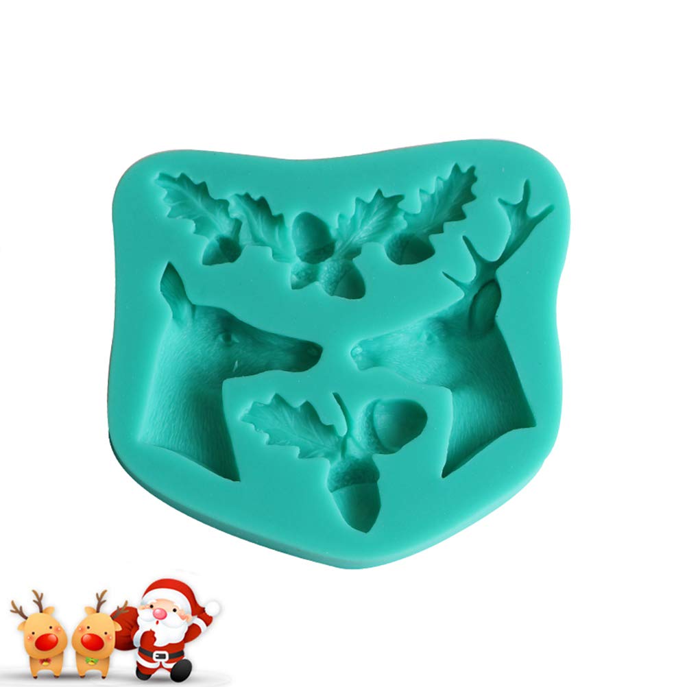 Christmas Chocolate Silicone Mold Set - Holiday Candy, Ice Cube & Fondant Molds for Baking, Cake Decorating, Soap Making - Pine Cone Design for Xmas Treats & DIY Crafts