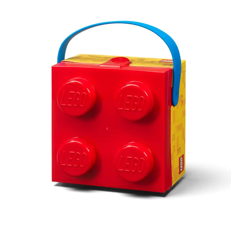 Premium Lego-Themed Lunch Box with Handle - Durable & Stylish for Kids & Adults - Perfect for School, Office, and Picnics