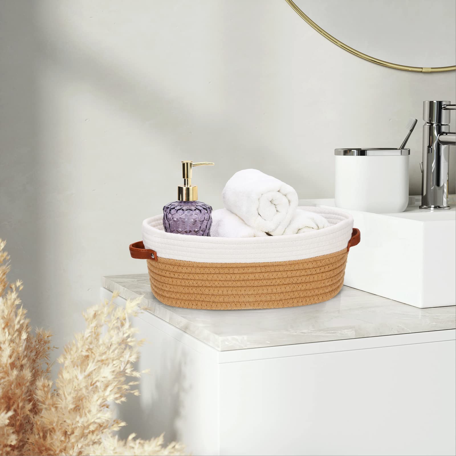 Cotton Rope Woven Storage Basket - 13
