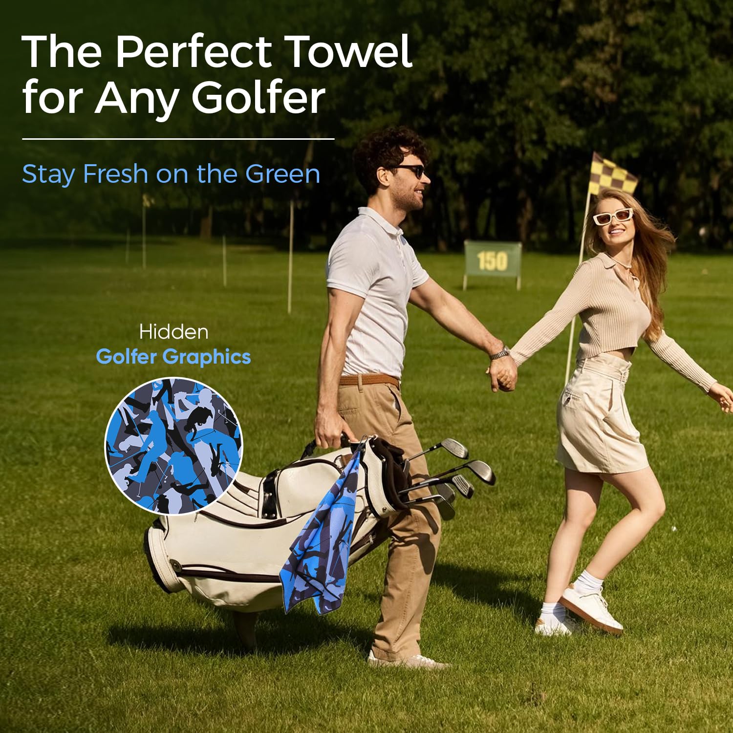 **ANNIE FIORI Golf Towel (34