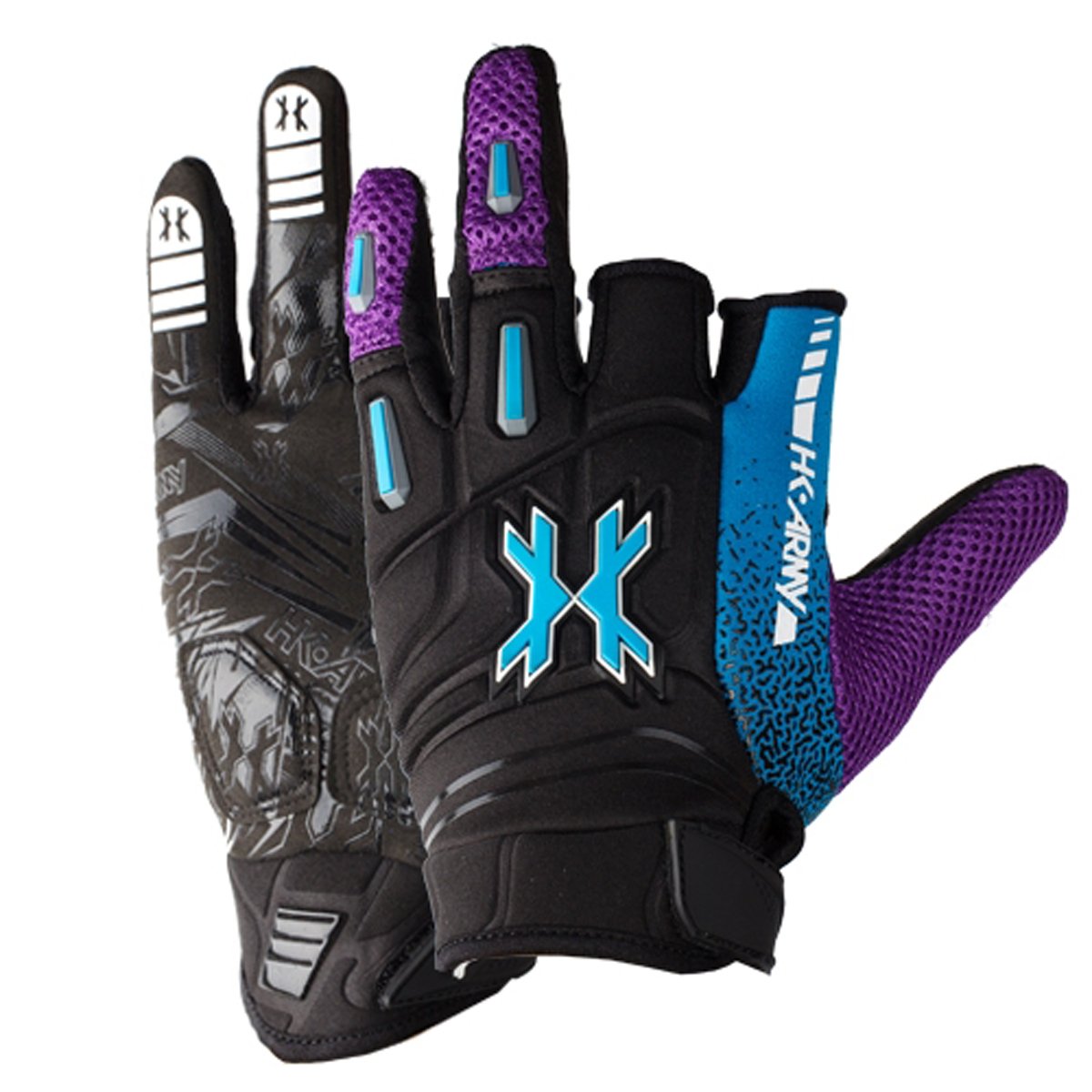HK Army Pro Paintball Gloves - Tactical Fingerless Gloves for Paintball & Airsoft - Durable, Grip-Enhanced Gloves for Outdoor Sports & Competitive Play