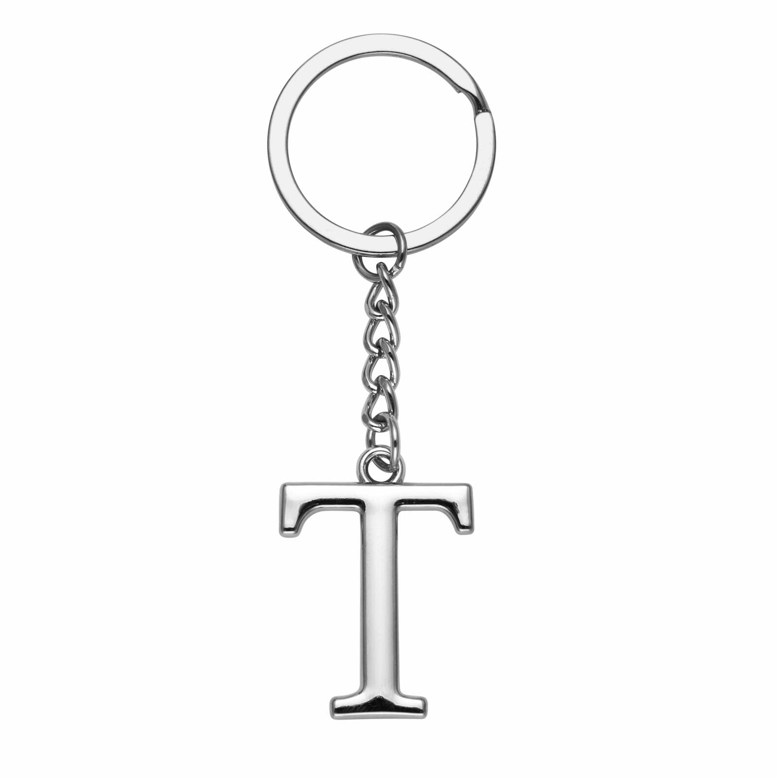 Custom A-Z Letter Keychain - Personalized DIY Key Ring for Keys, Gifts & Backpacks | Cool Little Present for Friends, Family & Coworkers | Perfect for Everyday Use, Party Favors & Special Occasions