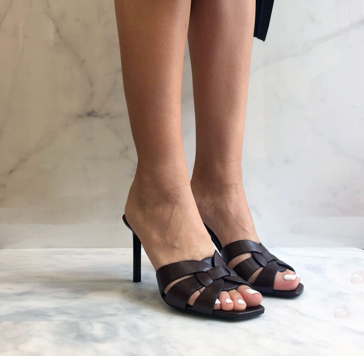 New Tribute Mule 85 - Comfortable Women's Slip-On Shoes in Maroon Brown | Perfect for Casual Wear, Office & Everyday Outfits