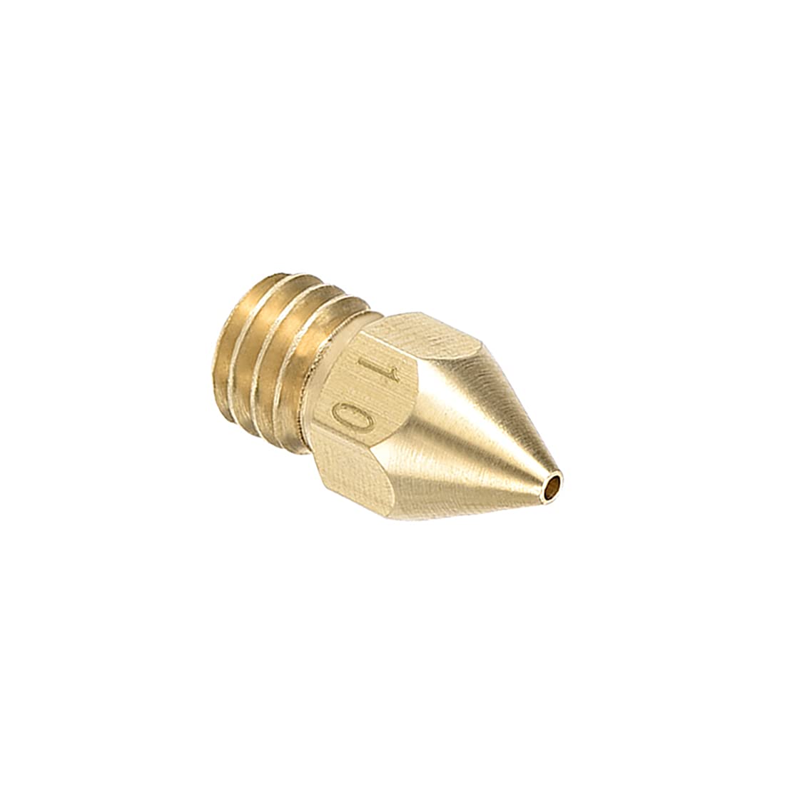 uxcell 5pcs 3D Printer Nozzle Kit - 1mm Brass Extruder Print Head for 1.75mm Filament M6 Compatible with Most 3D Printers - Perfect for High-Precision Printing, DIY Projects & Rapid Prototyping