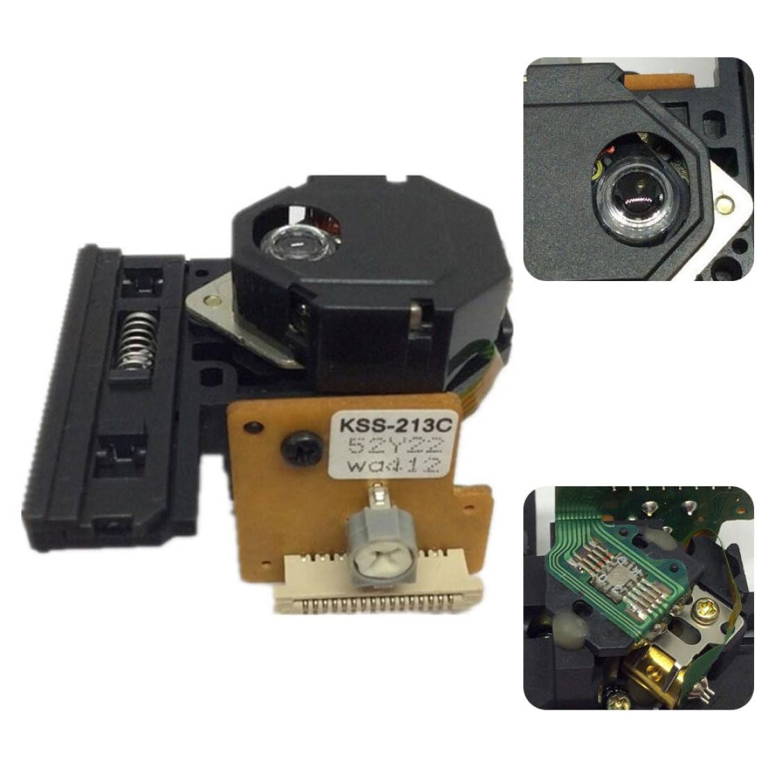 Original KSS-213B KSS-213C KSS-213CL Optical Pickup Lens Head Replacement for Sony CD Player Radio - Compatible with Various Audio Systems & Home Entertainment Setups