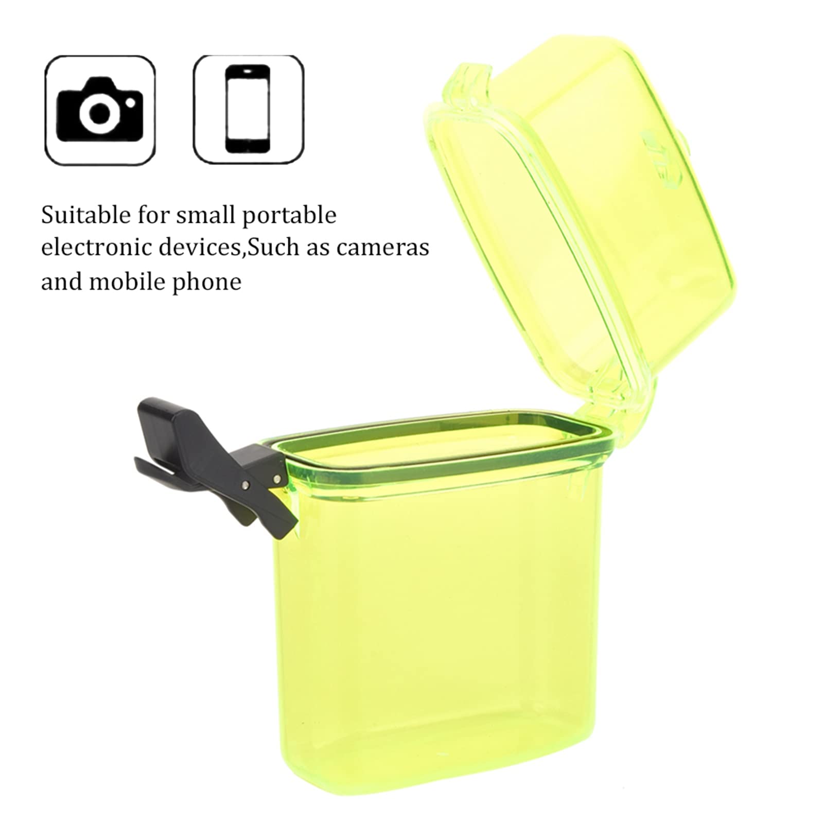 **Keenso Waterproof Diving Dry Box – Transparent Plastic Seal Container with Rope Hook (3 Colors) – Ideal for Scuba Diving, Snorkeling, Beach Trips & Outdoor Adventures**