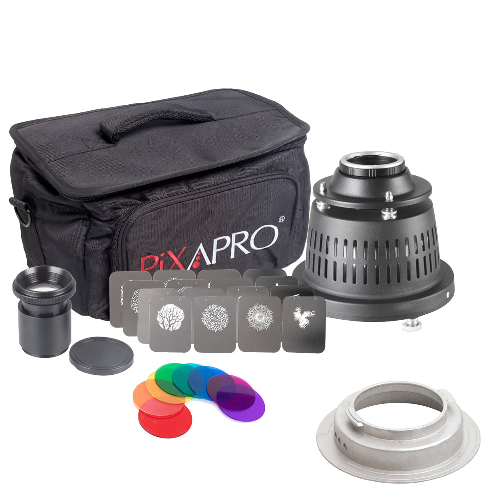 EF Mount Optical Snoot Spotlight Projector II Complete Kit for Photography & Videography - Perfect for Studio Portraits, Product Shoots, and Creative Lighting Effects