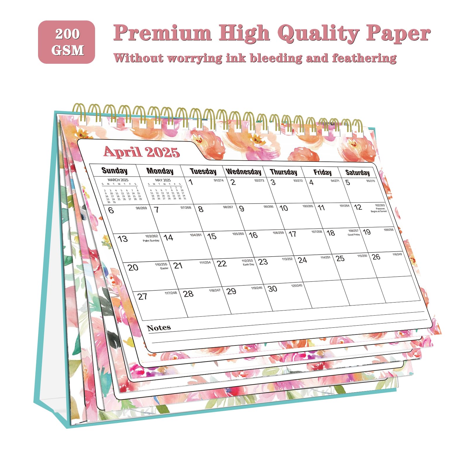 2025-2026 Small Standing Desk Calendar | 8