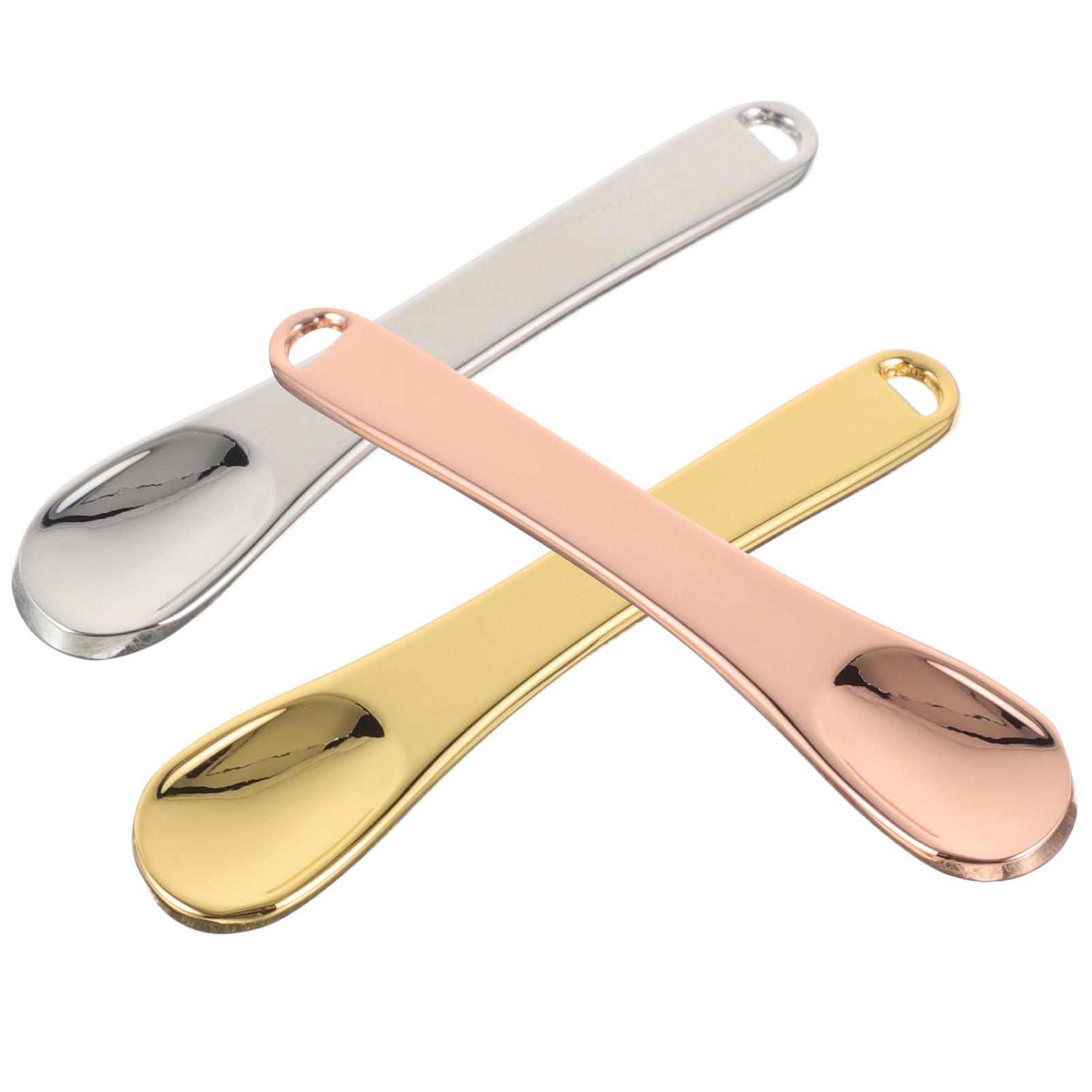 Healvian 12-Piece Reusable Eye Cream Spoon Set - Aluminum Alloy Skincare Tool for Moisturizing, Wrinkle Care & Makeup Application | Perfect for Eye Cream, Lip Gloss & Highlighter | Ideal for Home Spa & Travel Skincare Routine