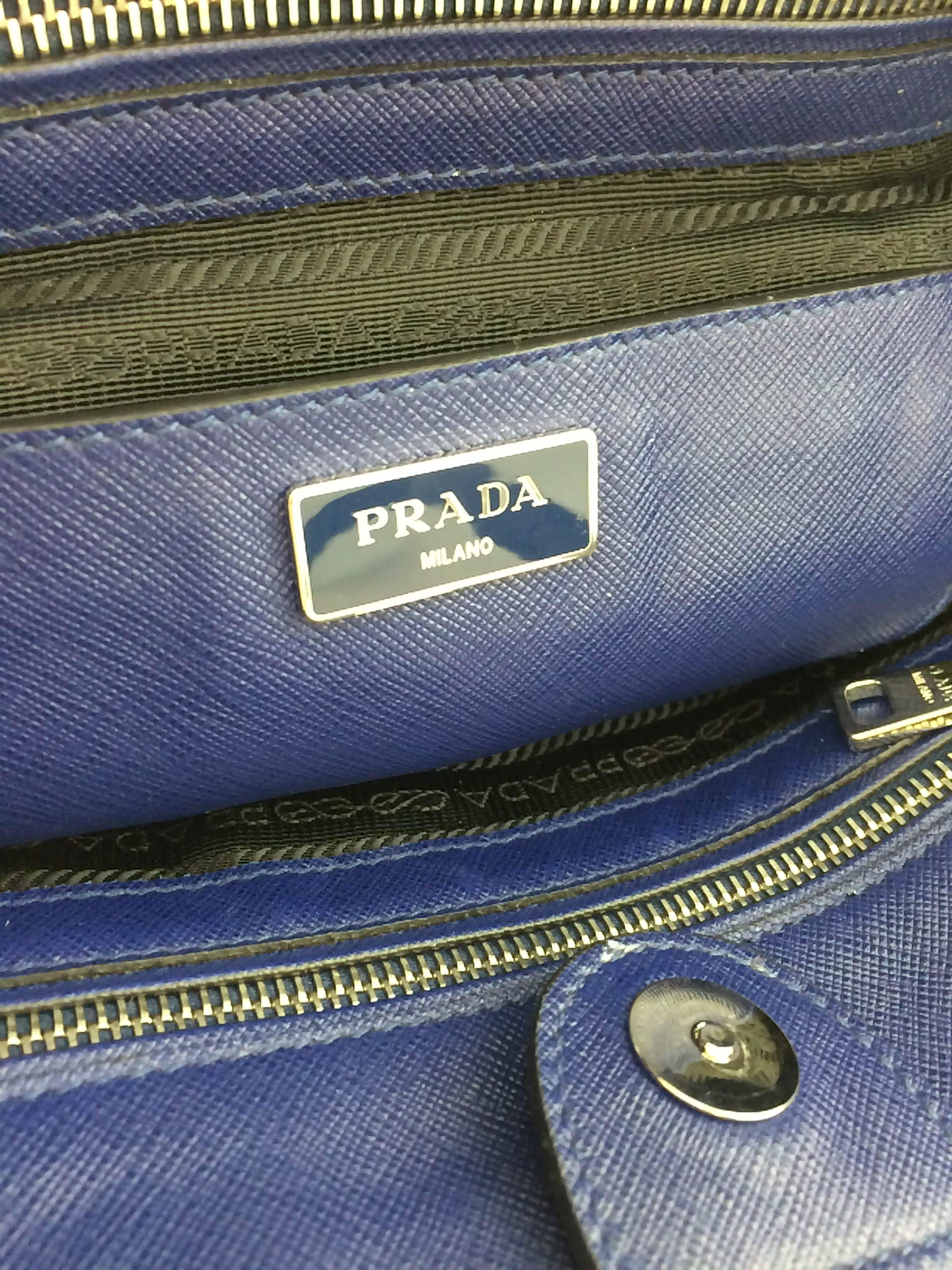 Prada City Calf Leather Sport Tote Bag for Women - Luxury Designer Handbag for Work, Travel & Everyday Use