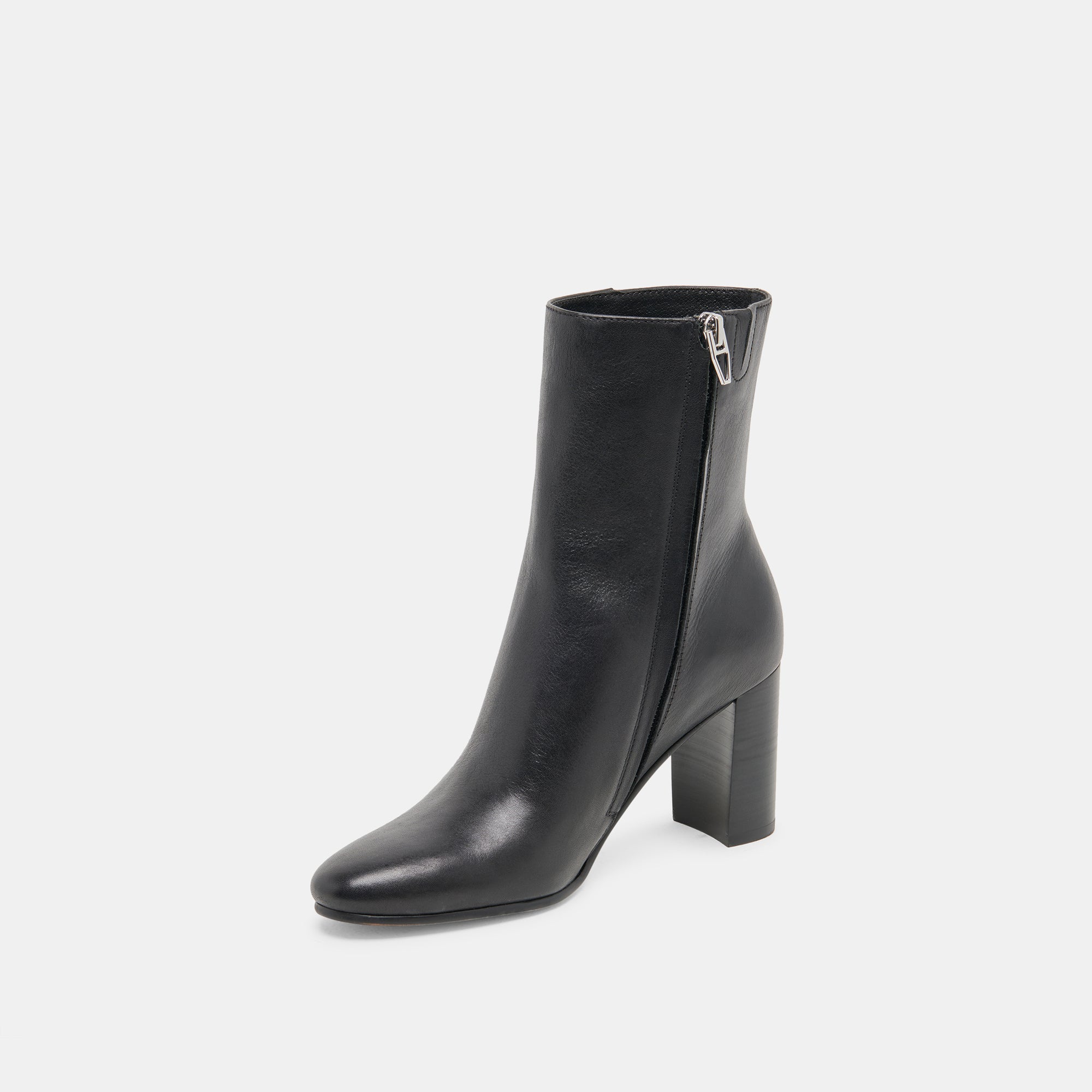 Suzy Black Leather Booties for Women - Stylish & Comfortable Ankle Boots for Casual Outfits, Office Wear & Night Out