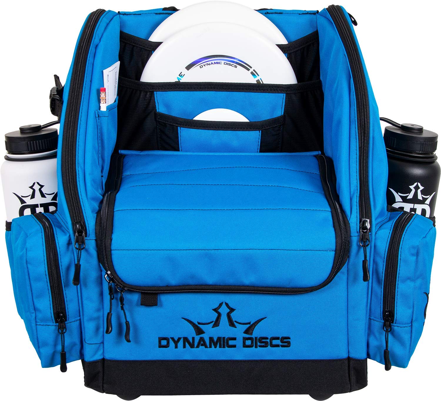 Dynamic Discs Commander Backpack - Premium 20 Disc Capacity Disc Golf Bag with 2 Deep Storage Pockets & Dual Water Bottle Holders | Durable Frisbee Golf Backpack for Tournaments, Practice & Outdoor Adventures