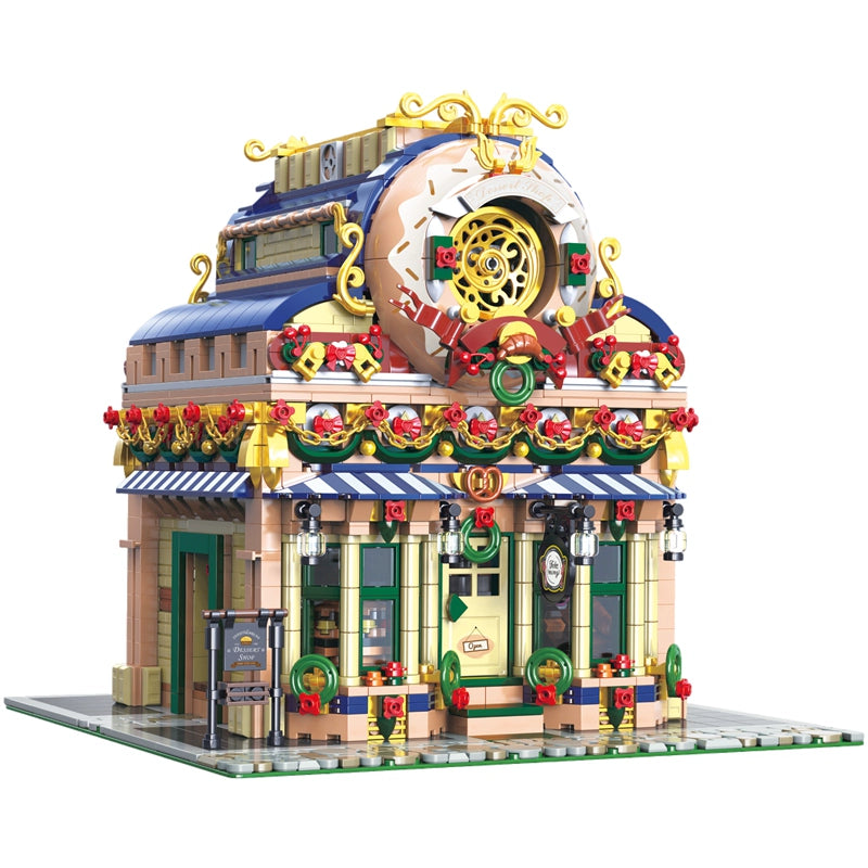 2657PCS Donut Dessert Workshop Building Blocks Set - Creative DIY Dessert Shop Toy for Kids - Perfect for Birthday Gifts, Classroom Activities & STEM Learning