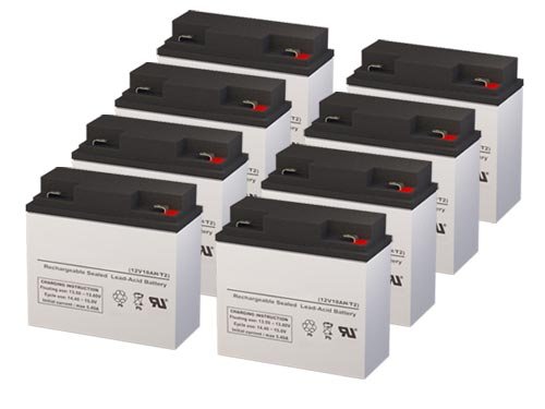 Liebert UD1400VA UPS Replacement Batteries - 8 Pack Set for Uninterruptible Power Supply Backup - Perfect for Data Centers, Office Equipment & Home Electronics Protection