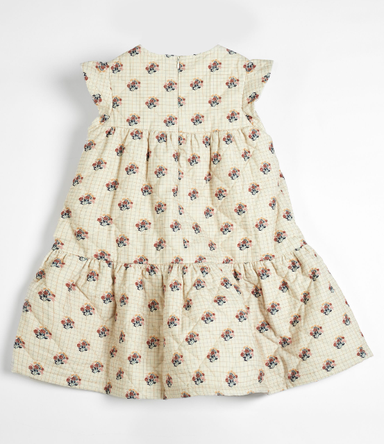 CERA UNA VOLTA AMBRA Dress for Girls (2-8 Years) - Elegant Floral Party Dress for Special Occasions, Birthday Parties & Family Gatherings