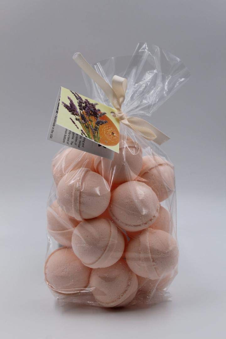 14 Ultra Moisturizing Bath Bomb Fizzies with Shea Butter for Dry Skin - Orange Dreamsicle Scent (12 Oz) | Relaxing Spa Gift for Women, Self-Care Night & Stress Relief