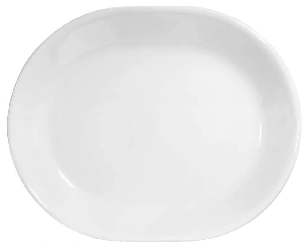 Corelle Vitrelle 38-Piece Dinnerware Set for 12 - Triple Layer Chip Resistant Glass Plates & Bowls - Lightweight Round Dishes in Winter Frost White - Perfect for Family Dinners, Entertaining Guests & Everyday Use