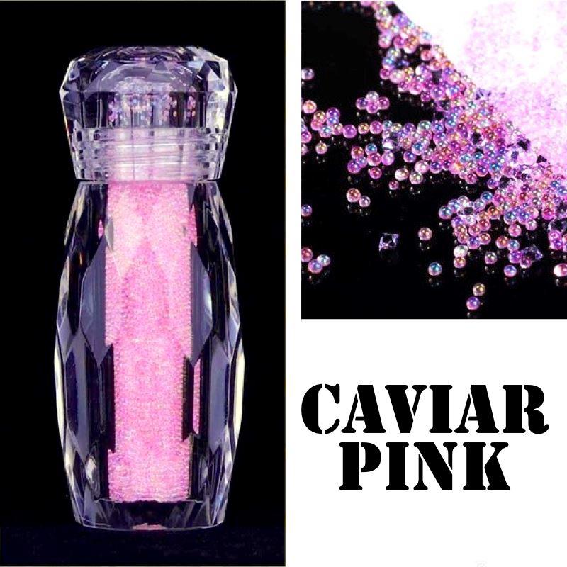 Pink Caviar Beads