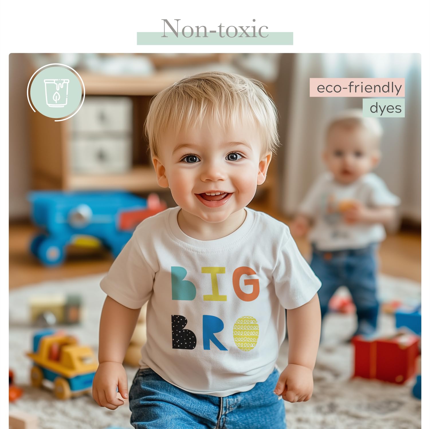 Organic Cotton Graphic Toddler Tees for Boys & Girls 12M-4T | Soft & Comfortable Baby Shirts | Multiple Cute Designs | Perfect for Playdates, Daycare & Casual Outings