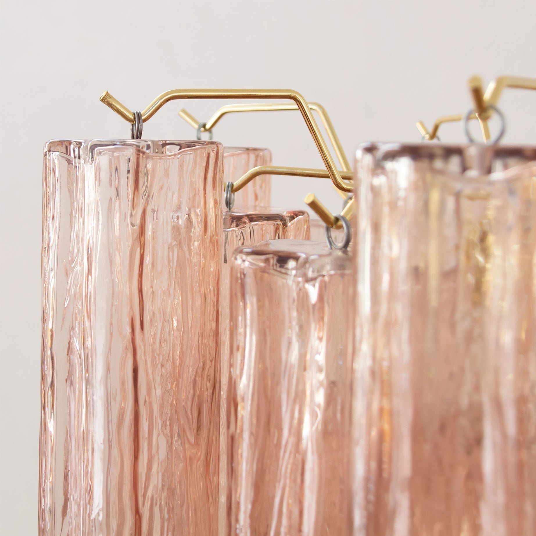 Addis Tubes Chandelier - Modern Crystal Glass Pendant Light Fixture for Dining Room, Living Room & Bedroom | Elegant Home Decor Lighting Solution