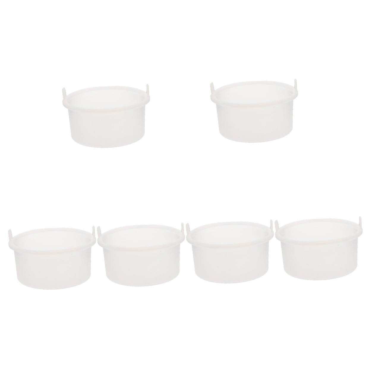 iPetboom 6-Pack Silicone Wax Melting Bowls - Portable DIY Wax Warmer for Hair Removal, Candle Making & Waxing - Heat-Resistant Wax Pot Replacement for Waxing Machine (Great for Home Salons & DIY Beauty)