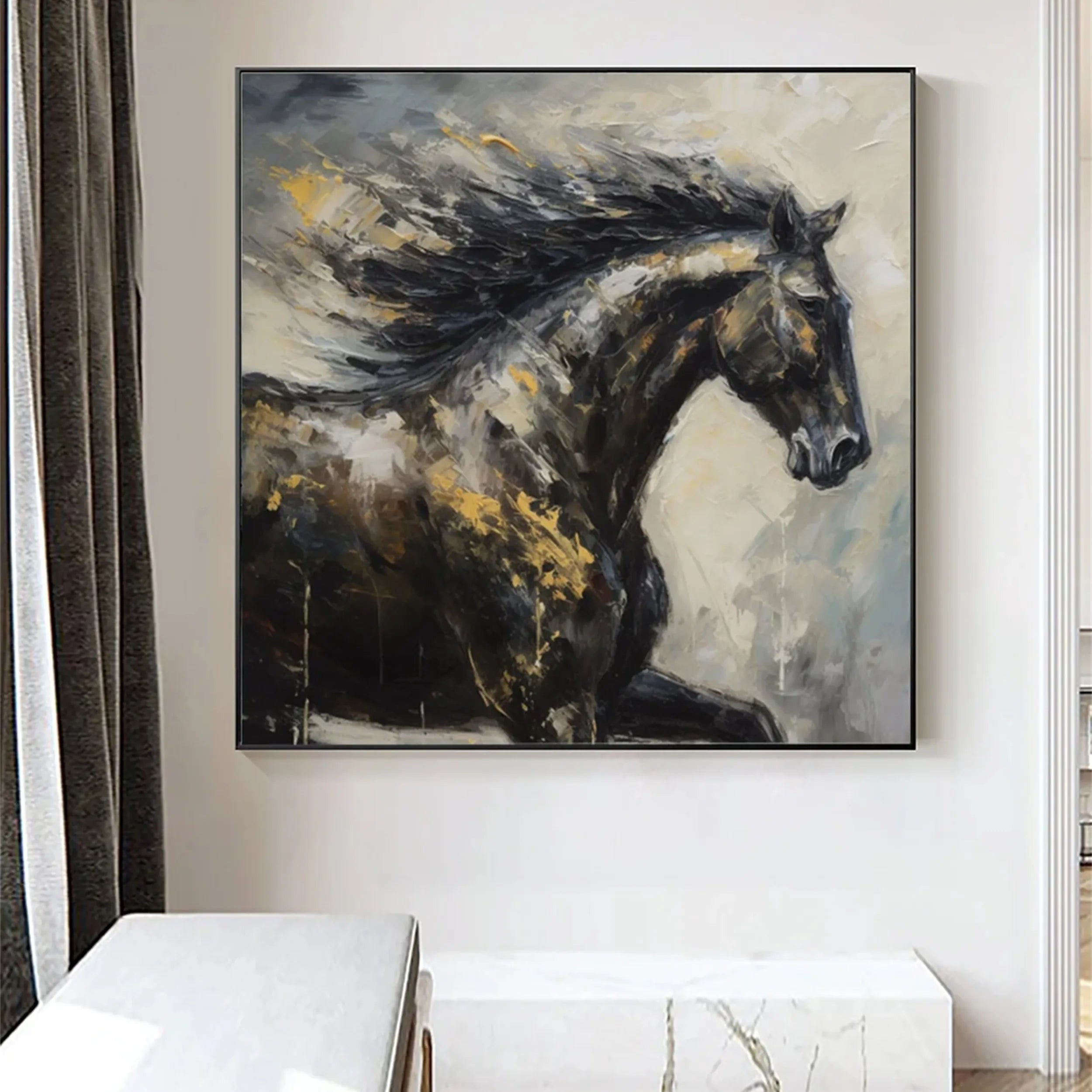 Animal Art Painting #AP045 - Handmade Canvas Wall Decor for Living Room, Bedroom & Office - Wildlife & Nature Inspired Artwork