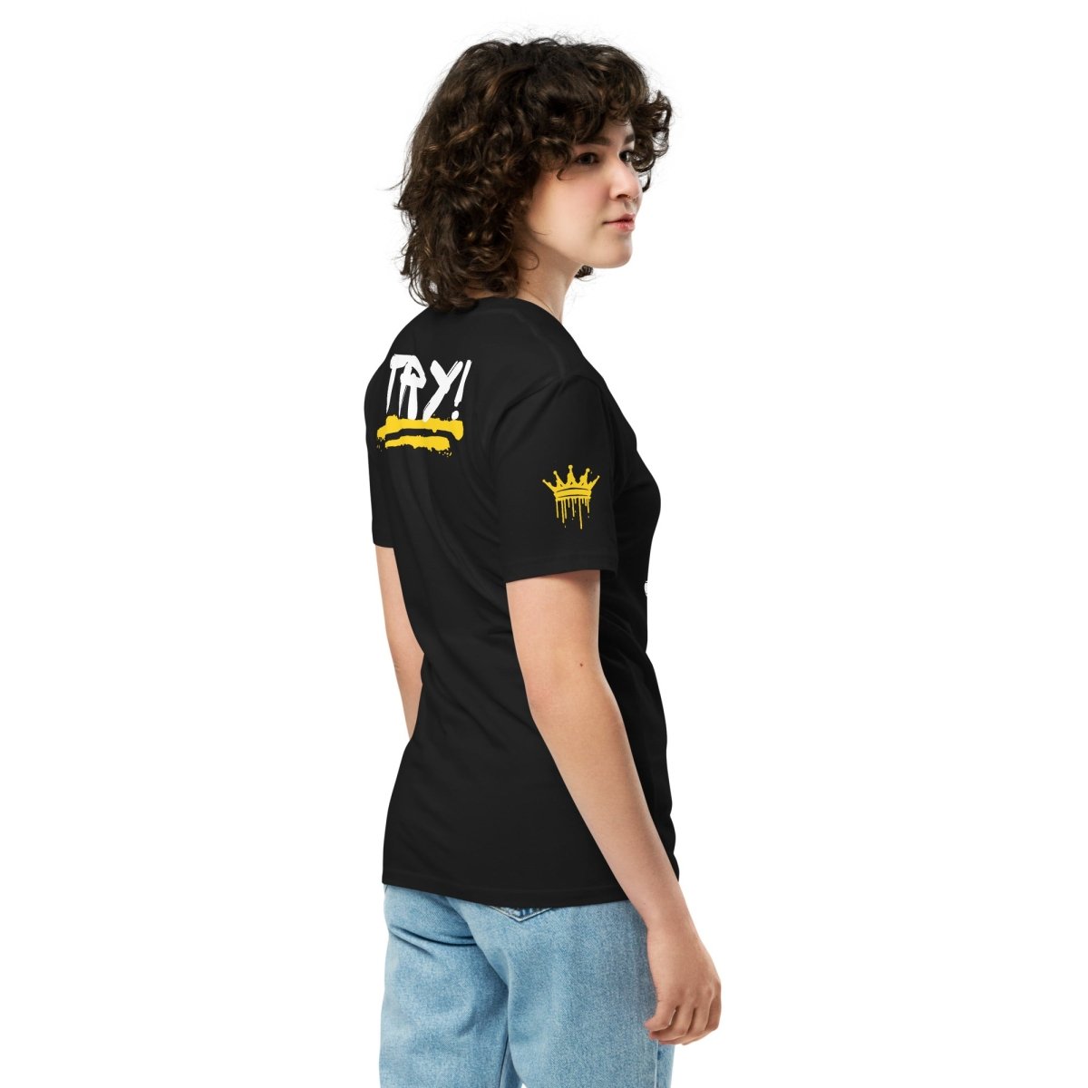 Street Sovereign Tee - 'Just for Today' & 'TRY' Edition Graphic T-Shirt for Men | Trendy Streetwear Fashion | Perfect for Casual Wear, Urban Outfits & Music Festivals