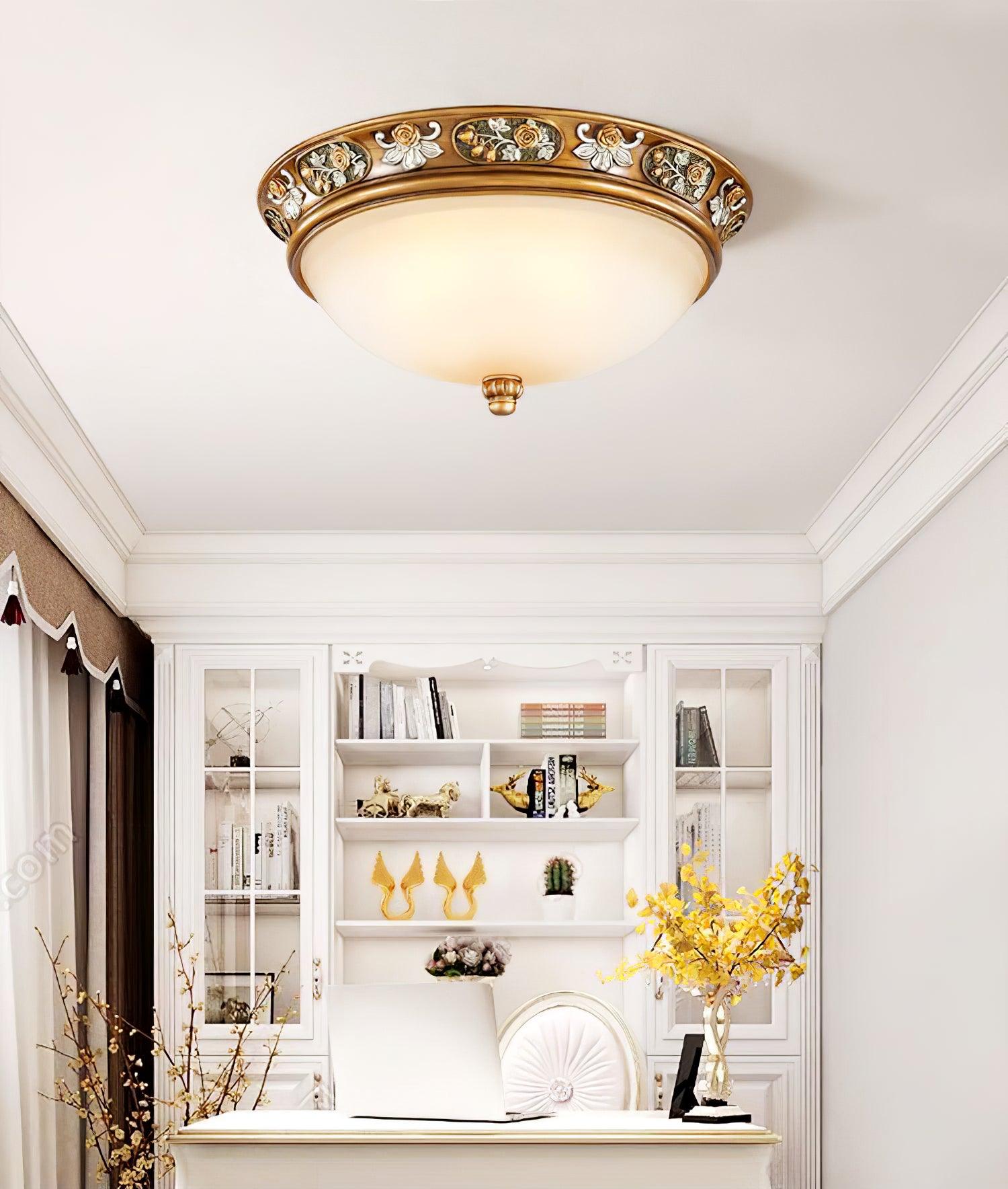 Deltana Recessed Ceiling Light Fixture - Waterproof Resin Housing - Dimmable LED Downlight for Bathroom, Kitchen, and Hallway Lighting