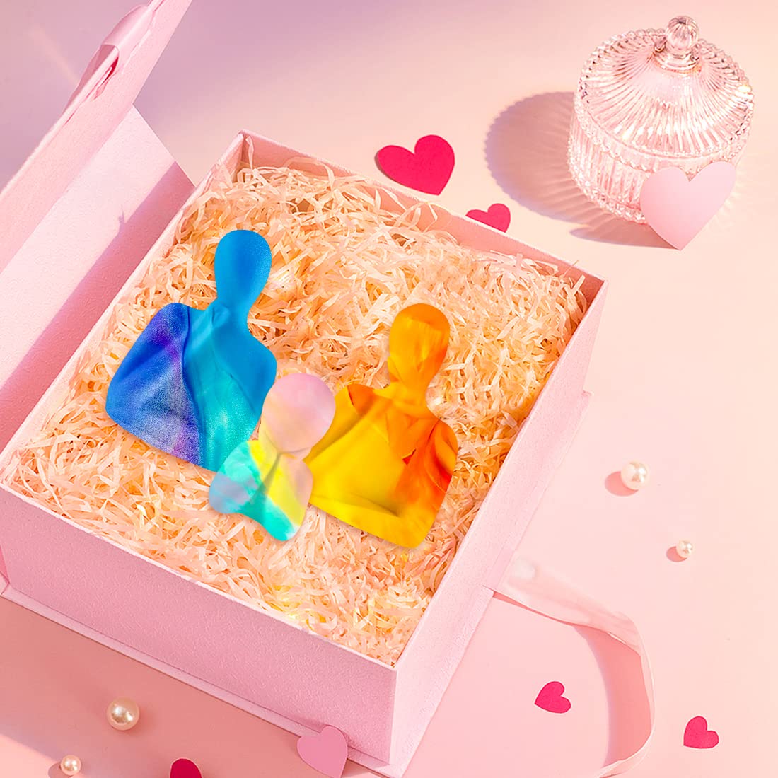Voyyphixa 3D Body Silicone Mold Set - Male & Female Portrait Candle Molds for DIY Resin Sculptures, Aromatherapy Candles, Soap Making & Clay Crafts - Perfect for Home Decor, Wedding Favors & Spa Gifts (Candle B)
