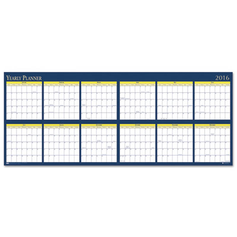 2026 Reversible Wall Calendar Planner - 60