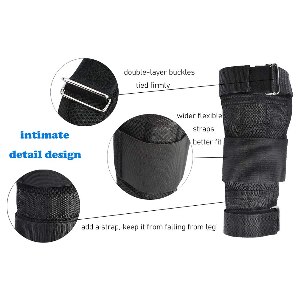 Adjustable Ankle & Wrist Weights Set with Removable Steel Plates for Men & Women - Fitness Training, Running, Jogging, Walking, Archery & Strength Exercises - Ideal for Home Gym, Outdoor Workouts & Sports Training