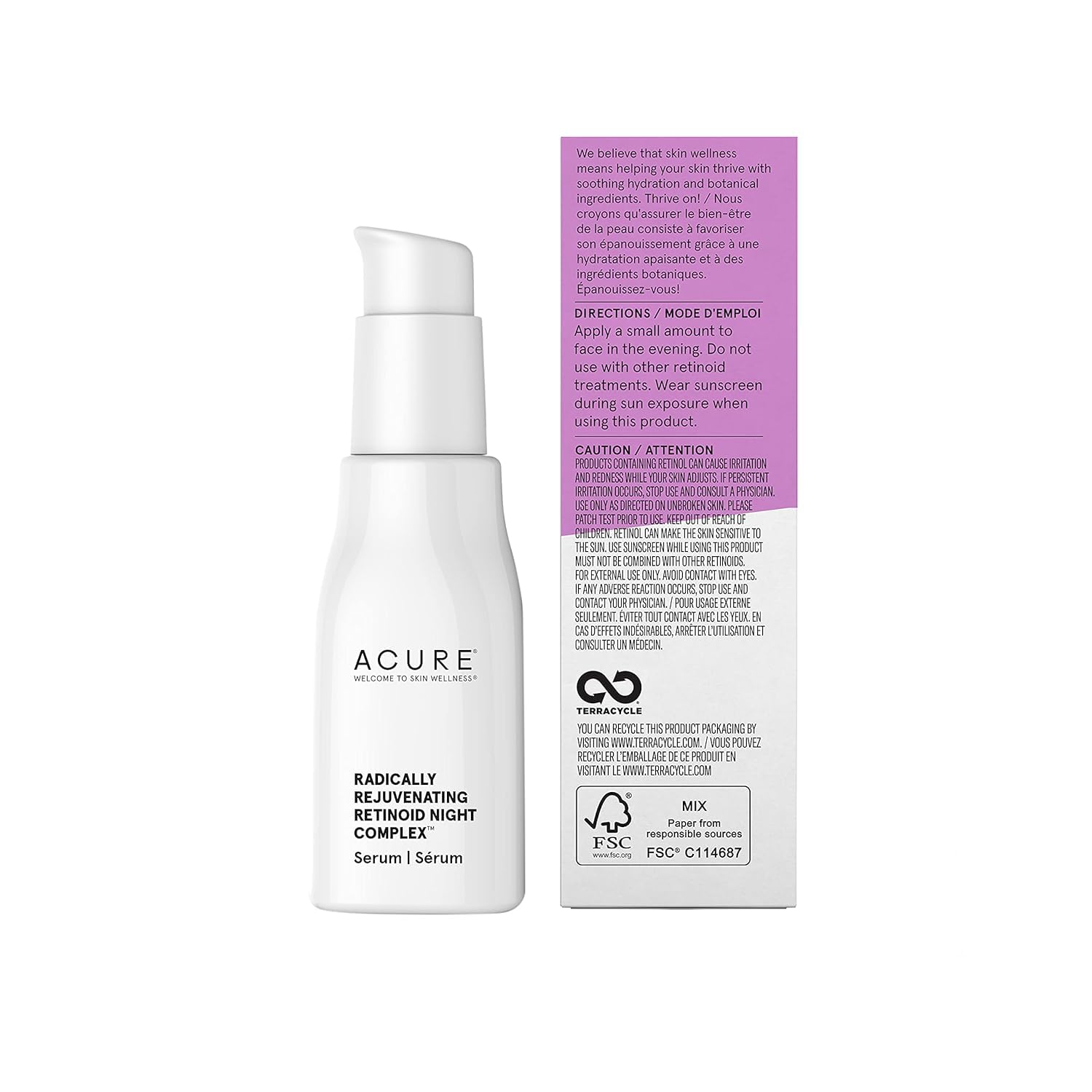 Acure Radically Rejuvenating Retinoid Overnight Complex - Anti-Aging Night Moisturizer with Plant Squalane, Polyglutamic Acid & Hyaluronic Acid - Vegan Wrinkle Treatment for Face - 1.7 fl oz - Perfect for Nighttime Skincare Routine & Dry Skin Relief