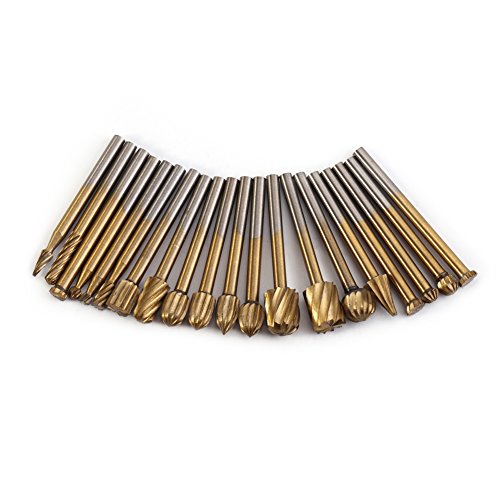 High-Speed Steel (HSS) Woodworking Bits & Files Set - Professional Carpenter Tools for Drilling, Shaping & Smoothing Wood - Perfect for DIY Projects, Furniture Making & Home Renovations