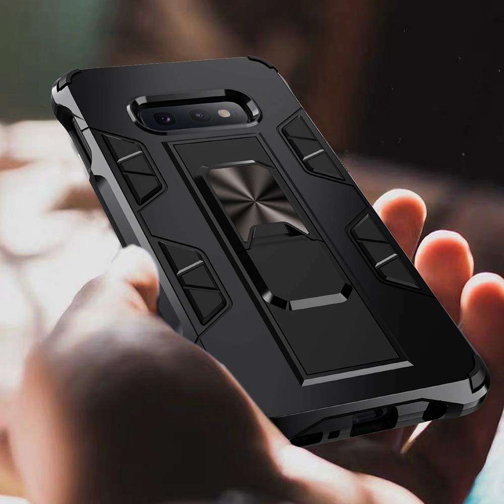 **Samsung Galaxy Note 8 Case - Military Grade Shockproof Cover with Built-in Kickstand, Heavy Duty Armor Protection - Perfect for Outdoor, Travel & Daily Use (Red)**