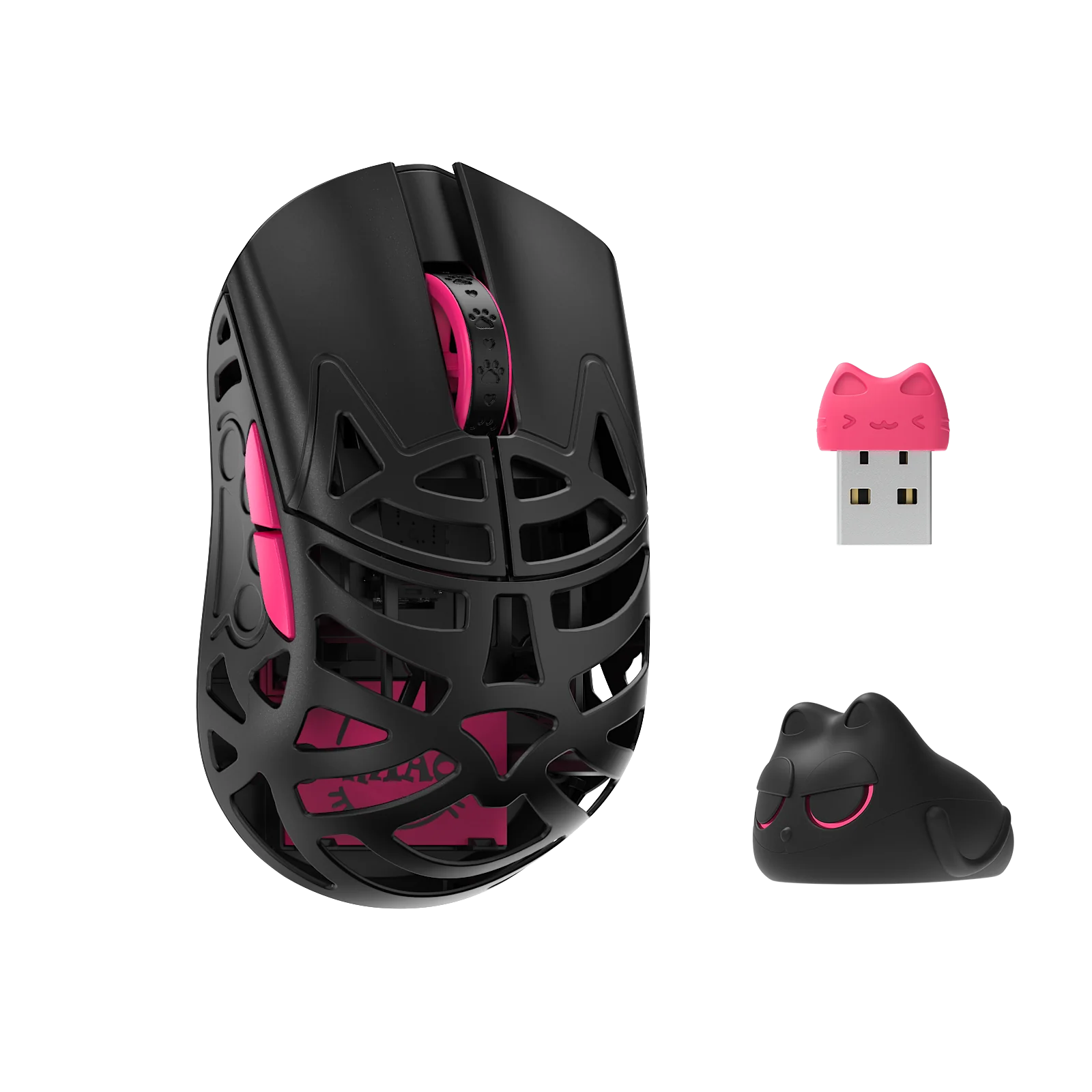 WLmouse Beast Miao Magnesium Alloy Wireless Gaming Mouse - Ultra Lightweight Ergonomic Design for PC, Mac, Esports & FPS Gaming