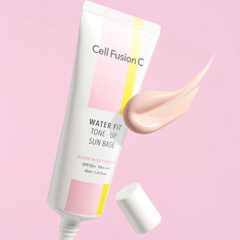 Cell Fusion C Tone Up Sun Base SPF50+ PA++++ - 40ml, 4 Shades, Korean Sunscreen for Brightening & UV Protection - Perfect for Daily Use, Makeup Base, and Outdoor Activities