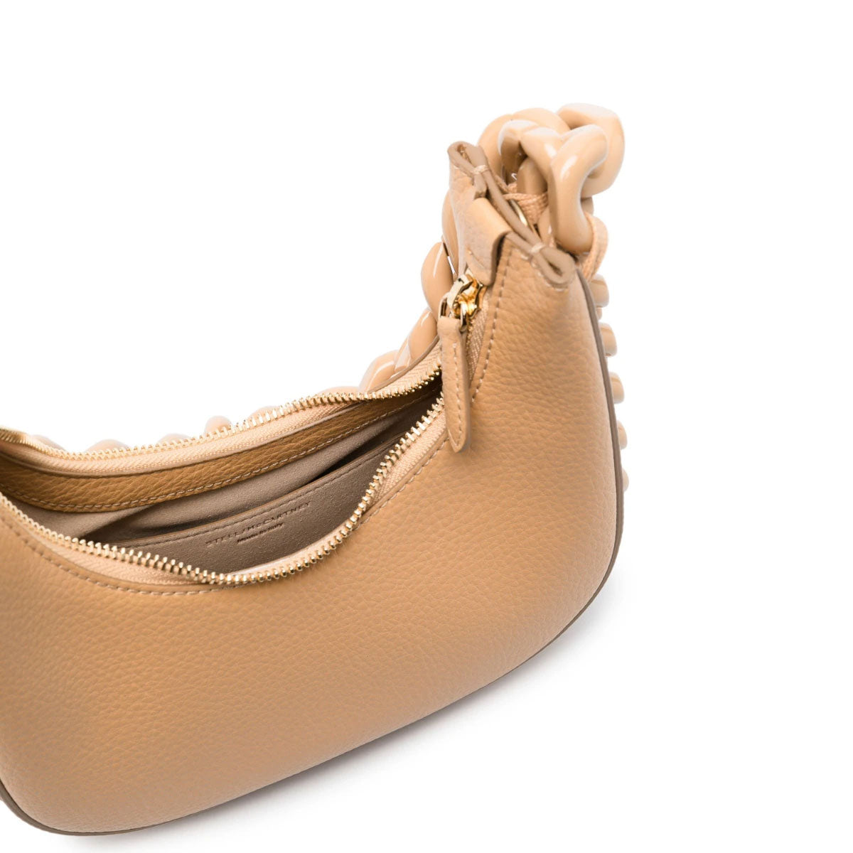 Frayme Shoulder Crossbody Bag in Grainy Tonal Camel Leather - Perfect for Work, Travel & Everyday Use