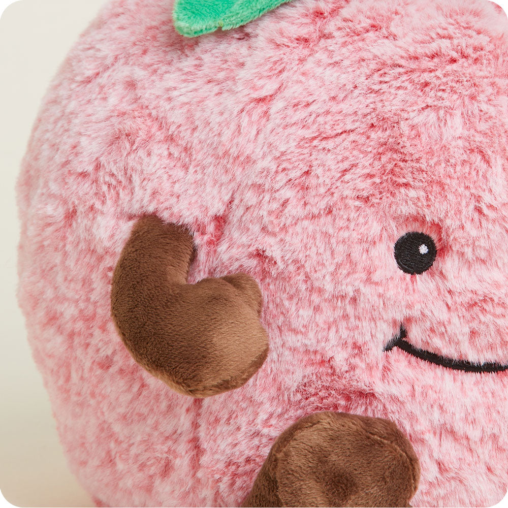 Red Apple Warmies Microwaveable Heating Plush Toy for Kids & Adults - Perfect for Relaxation, Stress Relief & Pain Management
