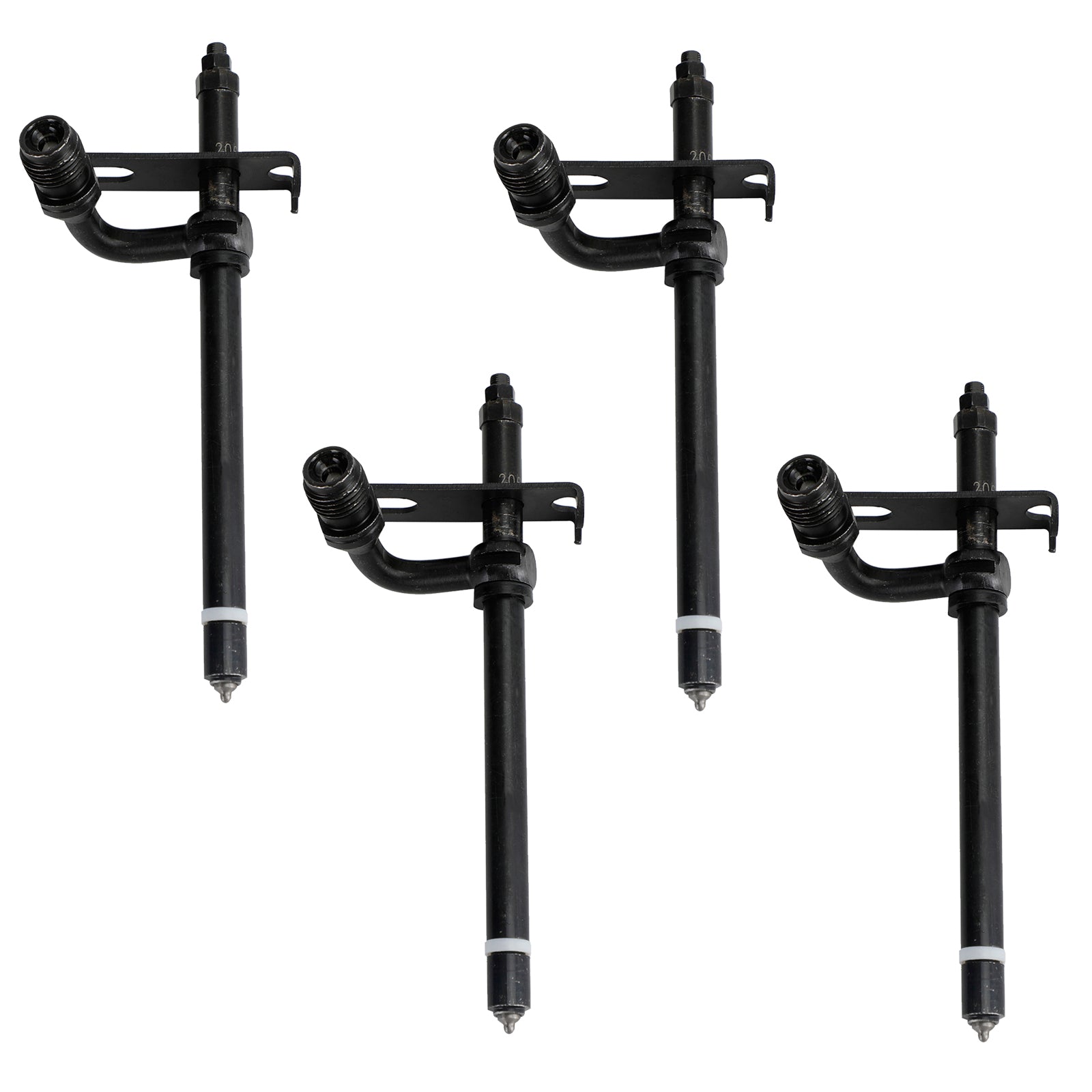 1/2/4 Sets Fuel Injector Nozzle Pencil Replacement for Case 20671 Diesel 188 207 580C 22365 - Compatible with Tractors, Heavy Equipment & Diesel Engines