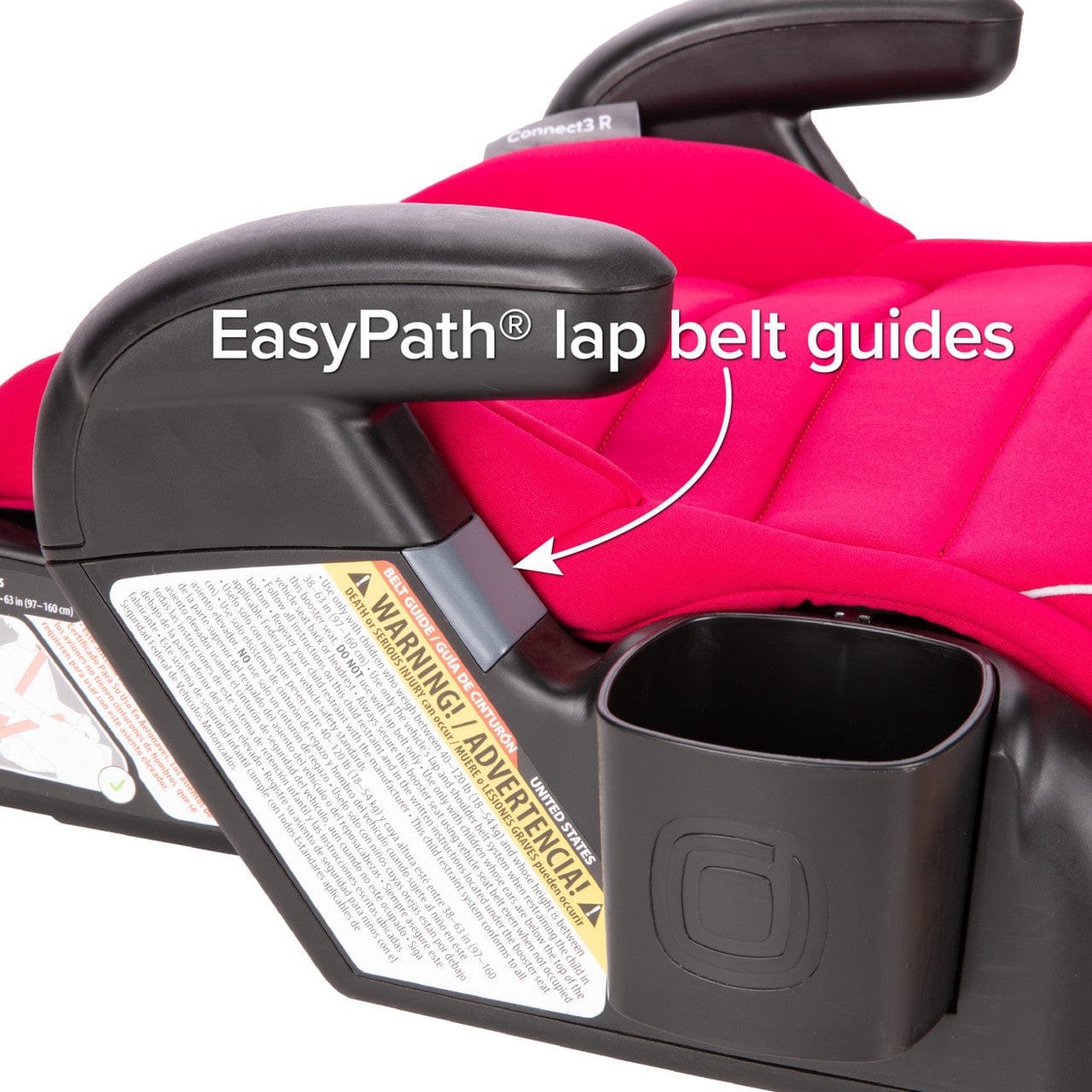 Diono Connect3 R Backless Booster Car Seat for Kids - 2 Pack | Lightweight & Portable | Ideal for Travel, School Carpool & Everyday Use