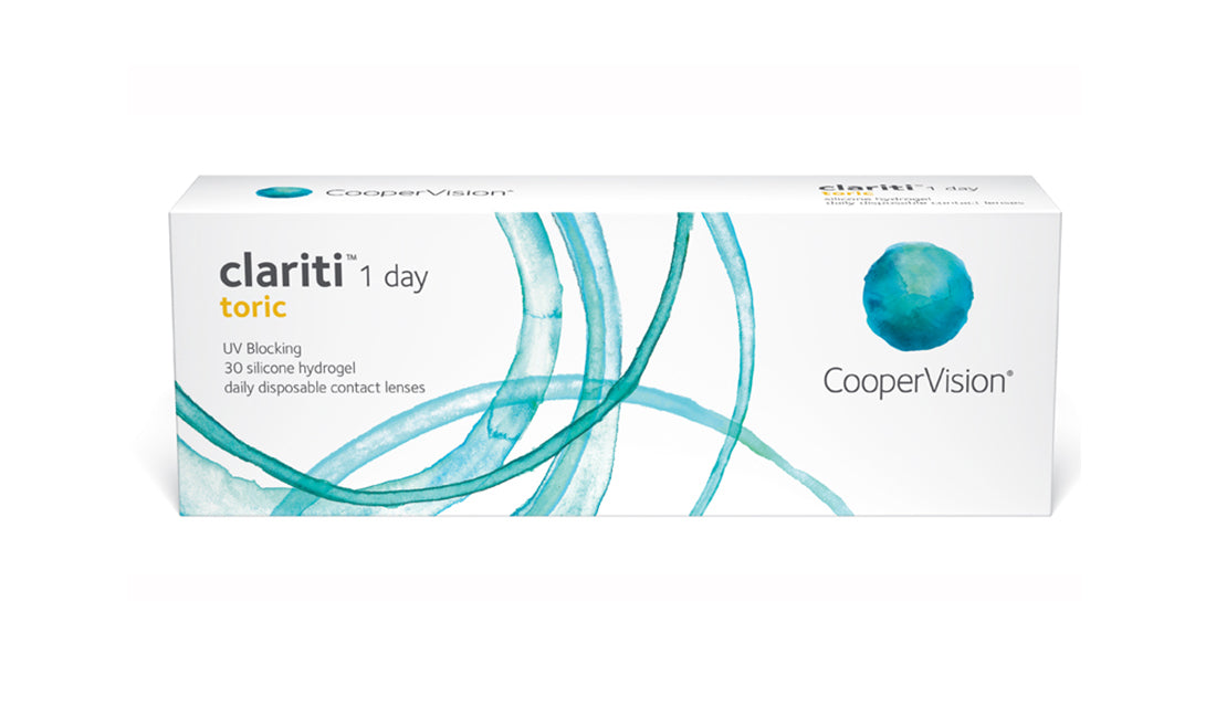 Clariti 1 Day Toric Contact Lenses (30 Pack) - Premium Comfort for Astigmatism - Perfect for Daily Use, Sports & Active Lifestyles