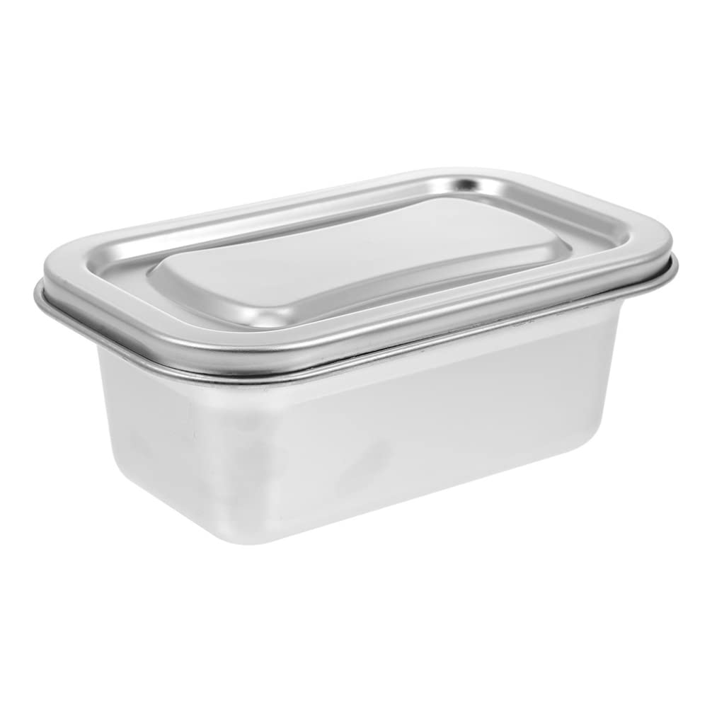 Stainless Steel Reusable Ice Cream Storage Containers with Lids - Insulated Freezer Box for Homemade Ice Cream, Food Keeper & Refrigerator Organizer | Perfect for Kitchen Storage, Picnics, and Party Dessert Serving